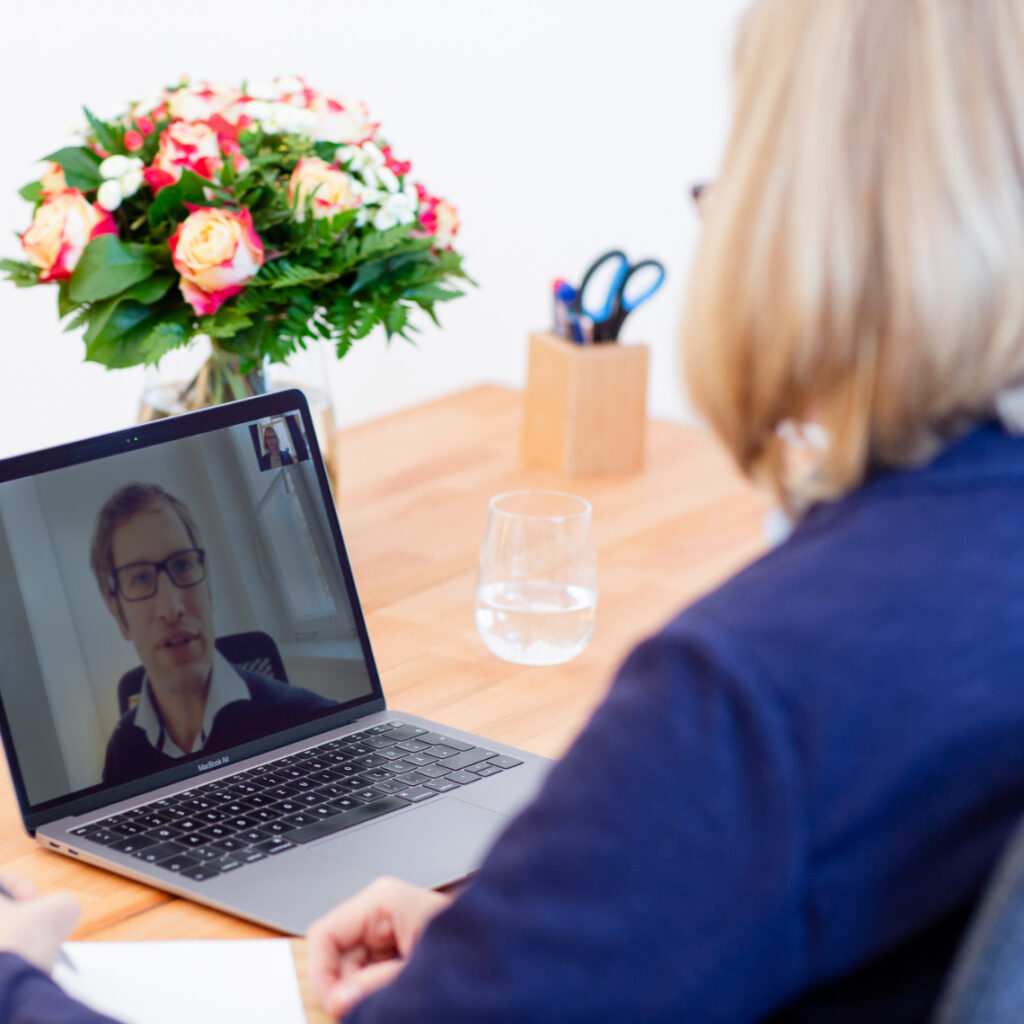 Psychotherapie, Psychologische Beratung und Coaching online per Video.